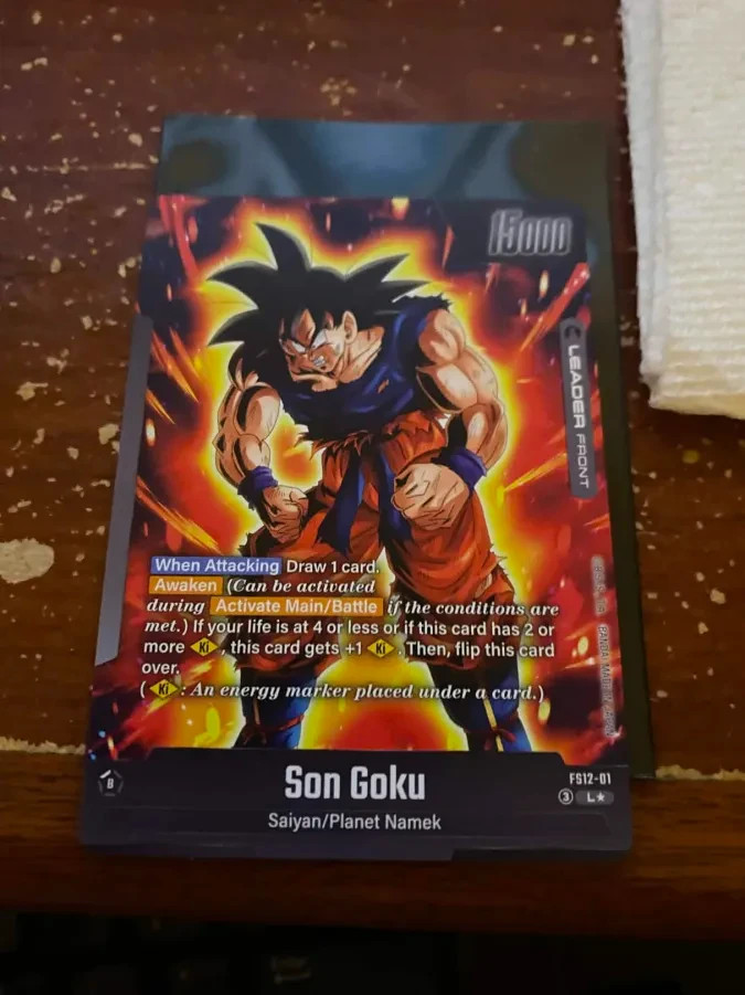 Dragon Ball Super Fusion World Son Goku - FS12-01 (Gold) - Starter