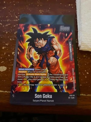 Dragon Ball Super Fusion World Son Goku - FS12-01 (Gold) - Starter