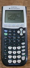 Texas Instruments TI 84 Plus Graphing Calculator Yellow School Property Edition