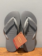 Havaianas Flip Flops Kids STEEL GRAY Size 2Y