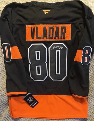 Dan Vladar signed replica Jersey Philadelphia Flyers autographed NHL
