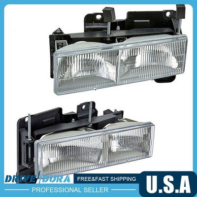 TYC Left Right Headlight Assembly fits 1992-1999 Chevrolet C1500 Suburban