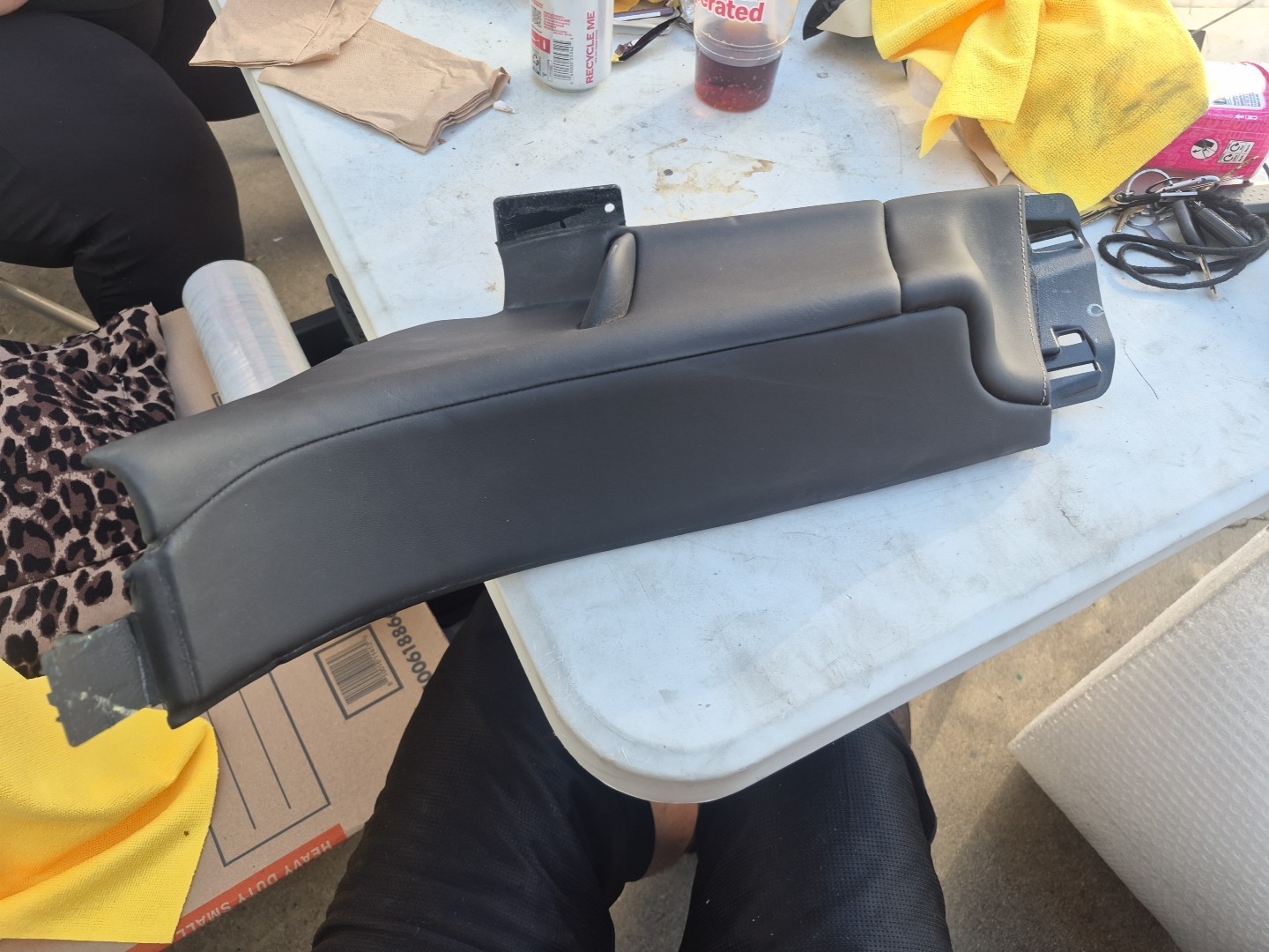 22 Bentley Flying Spur Left C Pillar Lower Trim Panel 3SE867765C