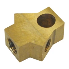 Rear Brake Hose Tee Block On Axle 1969-76 Charger Roadrunner Barracuda Satellite