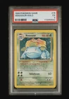 1999 Pokemon Venusaur Unlimited-Holo Rare Base Set #15/102 TCG PSA 5