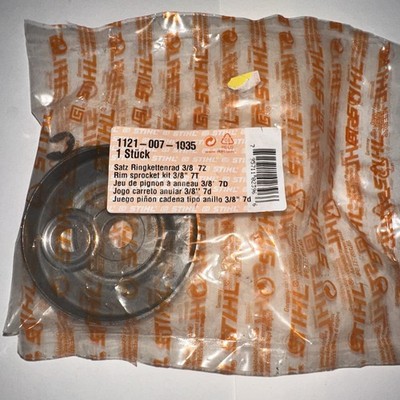 OEM Stihl Rim Sprocket Kit 3/8  7T 1121-007-1035