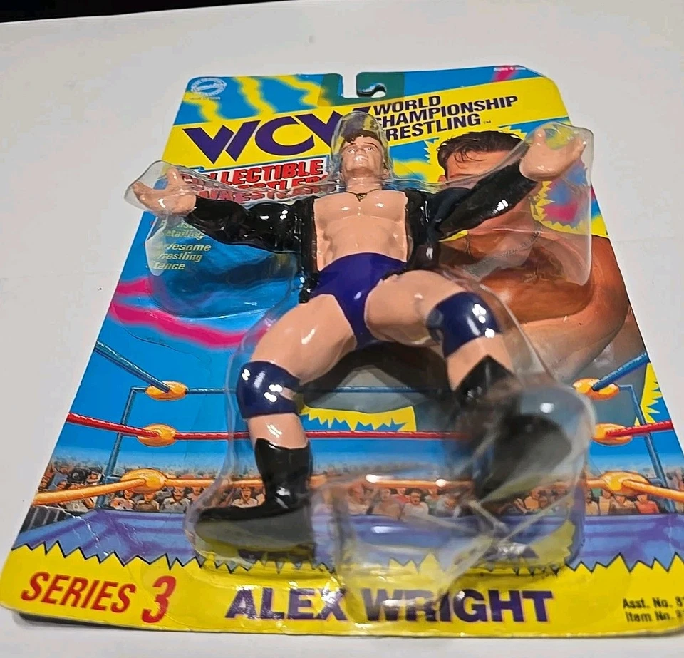 Figura de acción de lucha libre Toymakers WCW Alex Wright serie 3 1994 envío gratuito  Foto 2 de 4