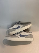 Nike SB Force 58 In The White Ashen Slate and Wolf Grey Color Way Size 9.5