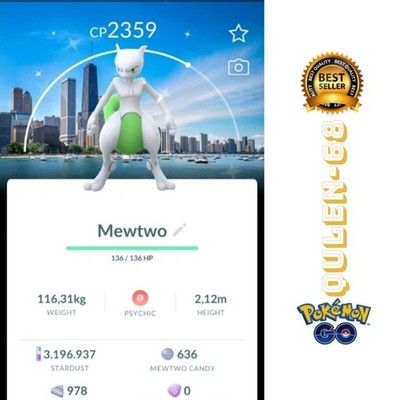 PoKéMon Go - Shiny Mewtwo Chicago BG Go fest 2026  - Trade registered -Available
