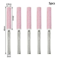 5 pi??ces aff?teur de tron?onneuse 4,8 mm meulage pierre lime cha?ne scie out