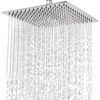 Duschkopf Regendusche Edelstahl 30X30Cm Kopfbrause Quadratisch Dusch Brausekopf