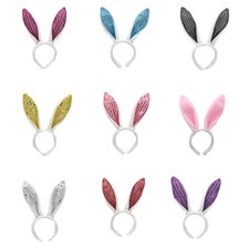 Lovely Rabbit Ears Headband with Sequins Girls Hair Accessories Teens Headpiece