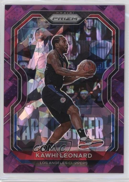 2020-21 Panini Prizm Purple Ice Prizm 131/175 Kawhi Leonard #209 7y2