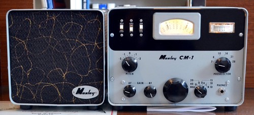 Mosley CM-1 Amateur Radio Receiver and Matching Speaker - VERY NICE!!!
