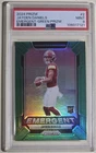 JAYDEN DANIELS 2024 Panini Prizm Emergent Green Prizm #2 Rookie PSA 9 MINT 🔥🔥