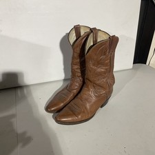 Dan Post Men s Brown Real Leather Exotic Cowb...