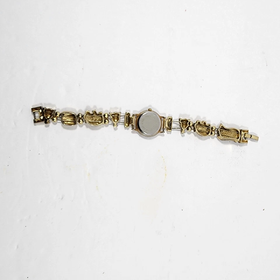 Винтажные кварцевые женские наручные часы Bond St двухцветные золото и серебро - Изображение 3 из 4