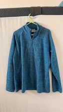 Mountain Warehouse Half-Zip Fleece - Size 16, Blue