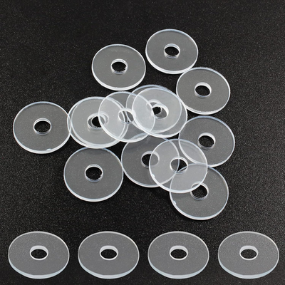 #ad 10 Pack 3 4 Inch Clear Washers for Shower Door Handle Transparent Gasket Clear $12.56