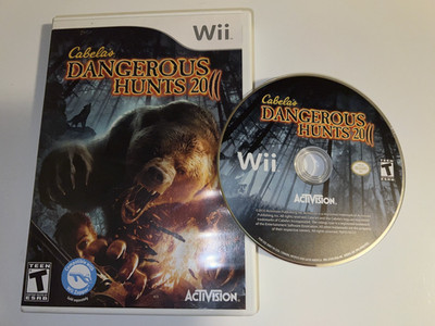 Cabela's Dangerous Hunts 2011 Nintendo Wii VGC Mint Disc and Case Tested