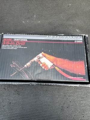 Sears Craftsman Nos 3/8  Air Drive Drill 18895 Pneumatic 