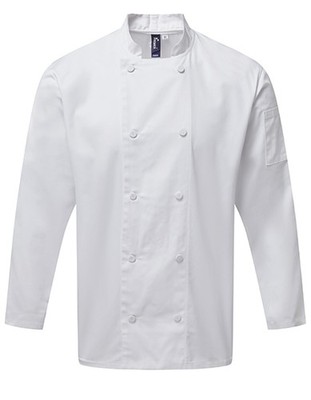 Premier Workwear Chef's Long Sleeve Coolchecker Jacket PR903 Herren Jacke NEU