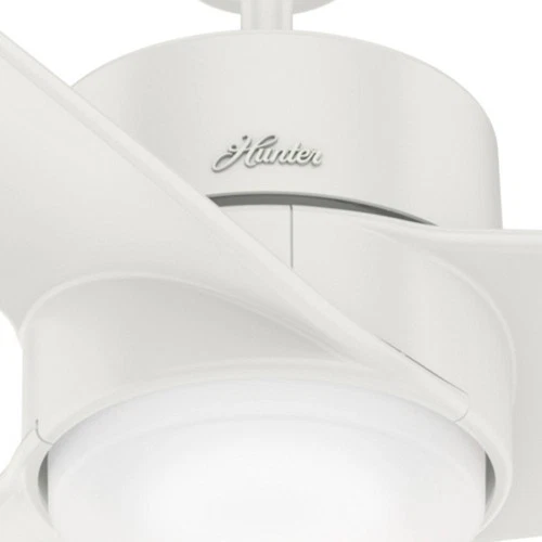 54" Hunter Havoc-WeatherMax White Marine Grade Fan with Wall Control - Picture 9 of 10