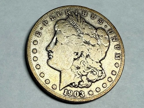 1903-S Morgan U.S. silver dollar. VG-Fine. #ek1