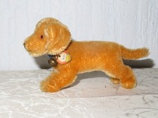 Steiff Tier Hund " Bazi " ! H: 9cm