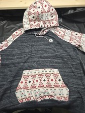 Hooey Women s Aztec Hoodie Pullover Large Southwestern Western