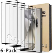 For Samsung S22 S23 S24 FE S25 Plus S26 Ultra Tempered Glass Screen Protector