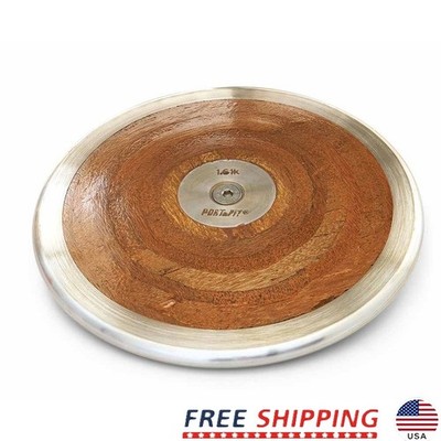 Economy Wood Discus W/ Steel Rim 3.9lb 6070% Rim Weight Practice Competition New