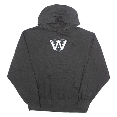 Vintage Blue 84 WV Herren Grauer Hoodie 90er L