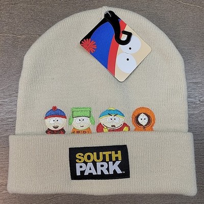 South Park Beanie Hat Knit Cuff Embroidered Comedy Central Cartman Kenny Kyle