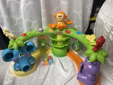 RARE!! Fisher-Price Go Baby Go™ Crawl & Cruise Musical Jungle Play Light Up Toy