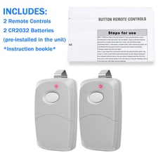 2X Remotes for Linear 10 dip 3089/MCS414001/MCS306001/300MHz Garage Door