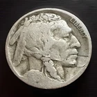 1916 D Buffalo Nickel 5 Cent- Denver, Good Details, Lamination Error 2909