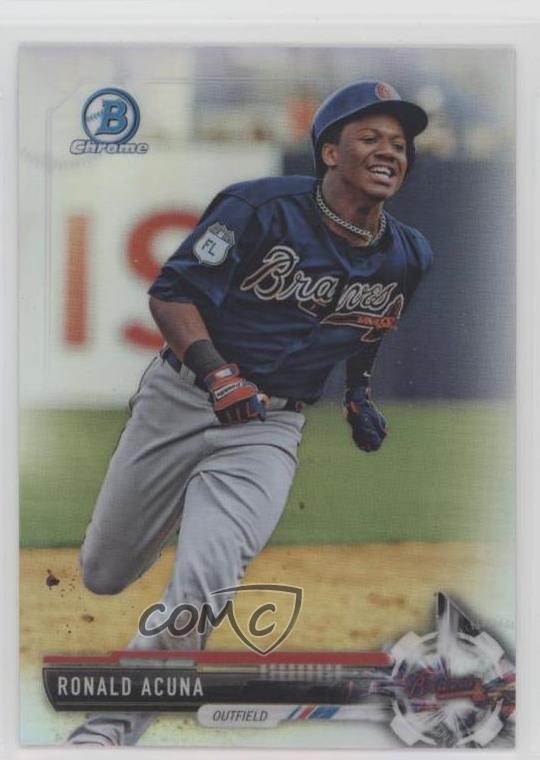 2017 Bowman Draft Chrome Refractor Ronald Acuna Jr Ronald Acuna #BDC-39 0i7l