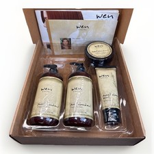 WEN Chaz Dean Sweet Almond Mint Cleansing Conditioner Creme Treatment SEALED SET