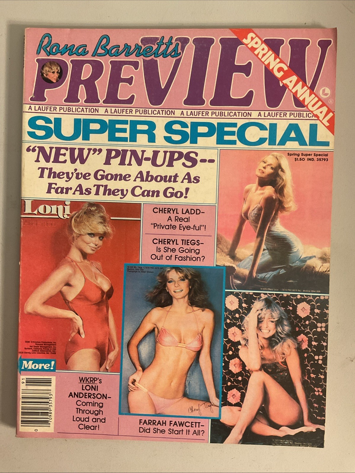 Rana Barrett’s Preview Super Special Cheryl Ladd Cheryl Tiegs Farrah Fawcett
