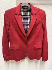 Rag  Bone Red Wool Blazer Jacket SM/MED Size 4