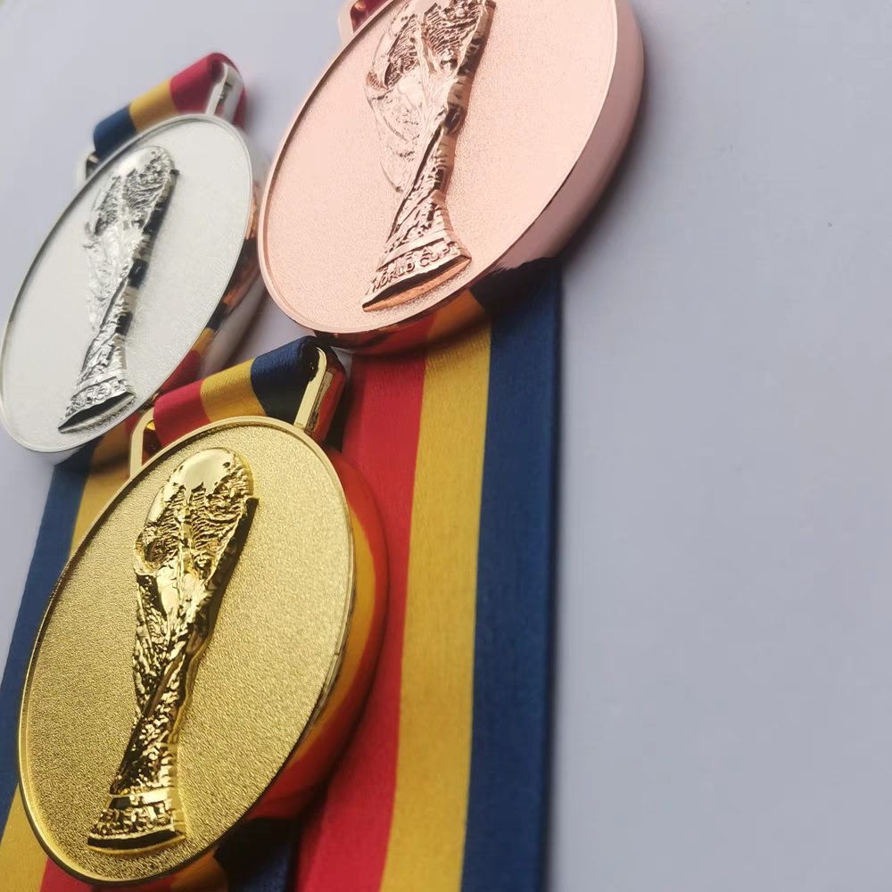2002 FIFA World Cup KOREA JAPAN Gold Silver Bronze Medal Football