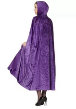Spirit Adult Purple Crush Velvet Cape with Custom Jewel Pin