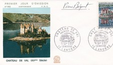 FRANCE 1966 FDC CHATEAU DE VAL YT 1506