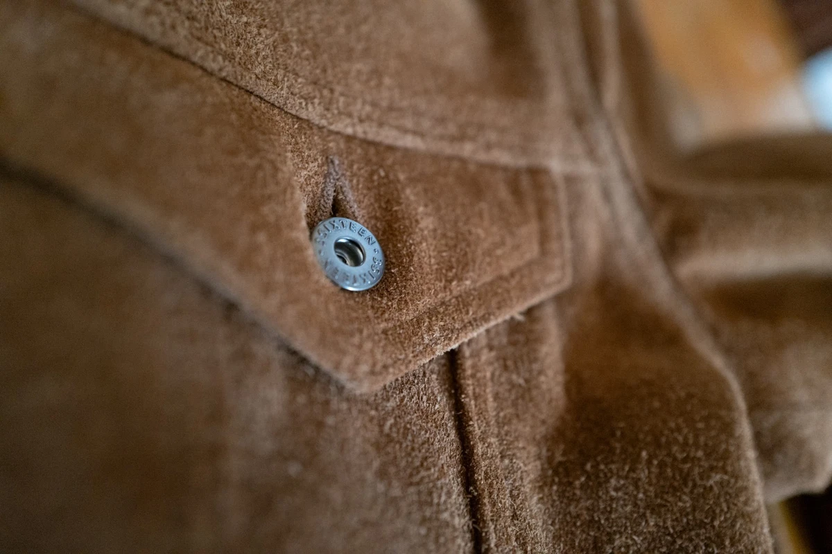 Schott x 3sixteen Tipo 3 - Cobre Desbastado - Mediano