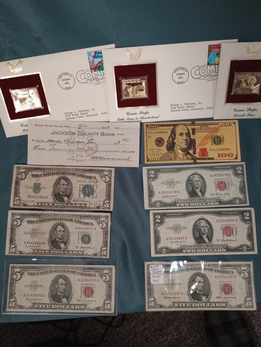 Huge Coin & Currency Lot .Gold, Silver,Barber, Errors,Wheat,OBW Rolls, Franklin - Picture 2 of 24