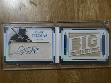 2017 panini national treasures autograph Material Book Frank Thomas