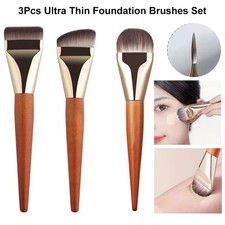 Ultra Thin Foundation Brush Soft Hair Thin Face Contour Brush Flat Cont