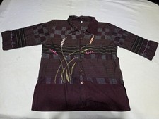 Women's Thai Handmade Cotton Multi-Color Shirt and Blazer