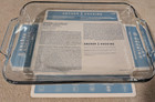 Set of 2 Anchor Hocking Clear Glass Pan Casserole Baking Dish 3 QT 13" x 9" 2 QT — photo 7